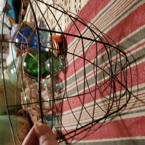 💥SOLD💥Antique wire farm basket - Picture 7 of 12